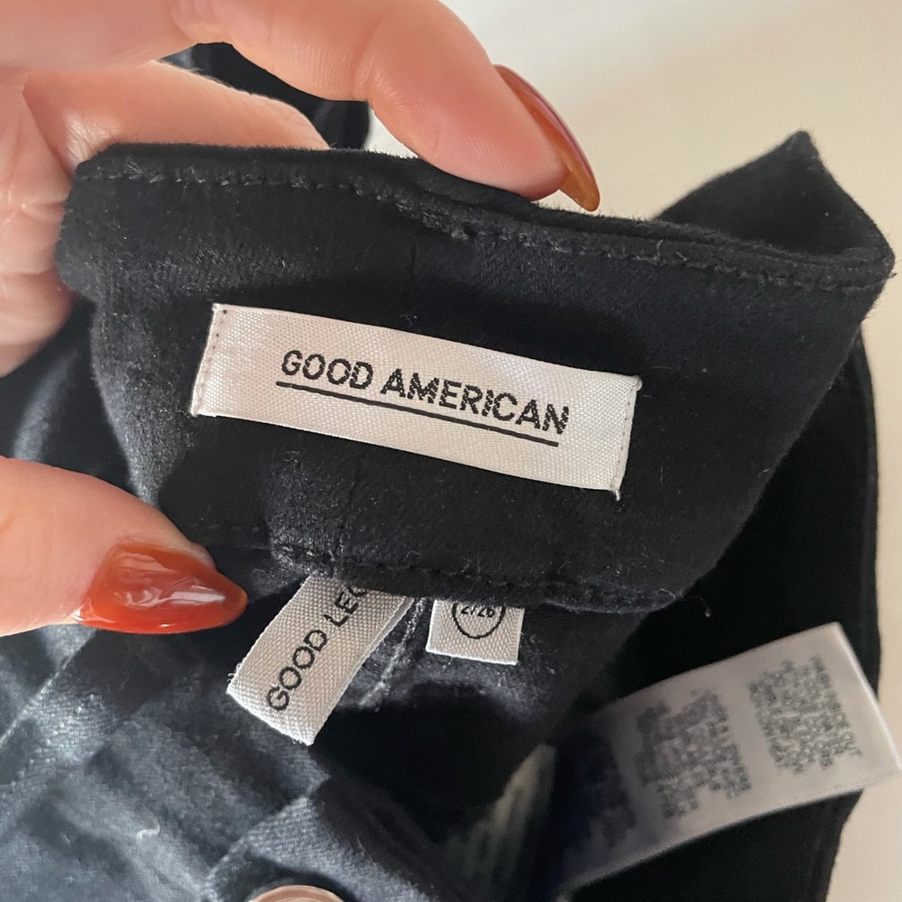 NEW!! Good American Good Legs Black Skinny size 2 - Picture 2 of 4